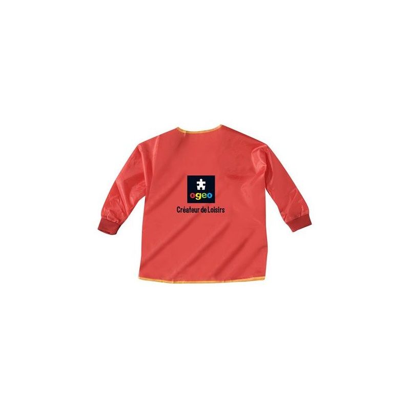 Tablier Enfant Rouge Taille De 2 A 4 Ans Ogeo Achetez Sur Everykid Com