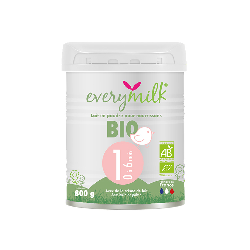 Lait infantile Bio everymilk 1 de 0 à 6 mois - 1 boîte