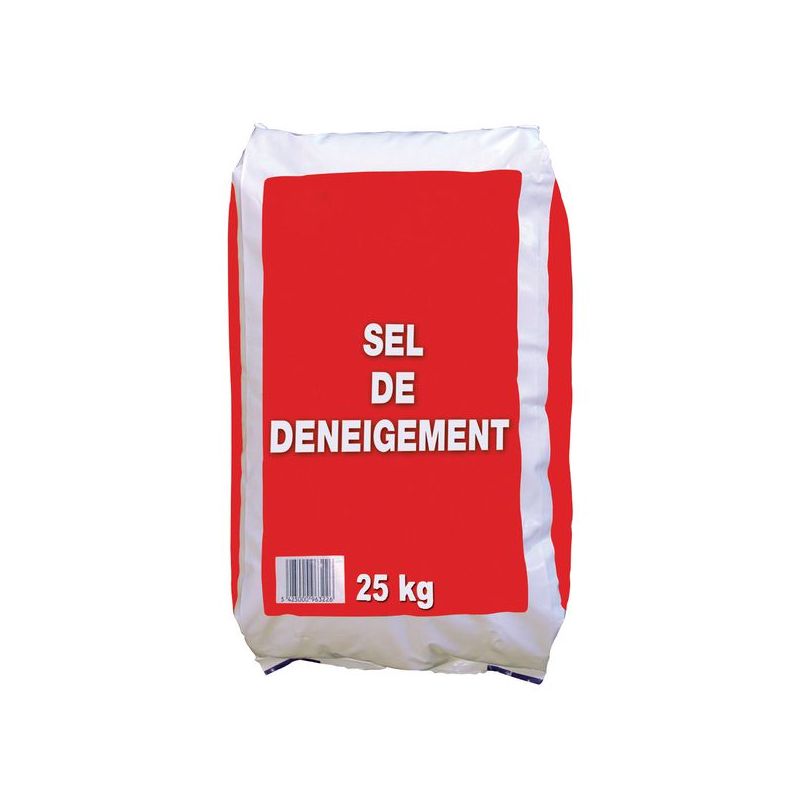 Kit 6 sacs de sel de déneigement 25 kg + pelle à main