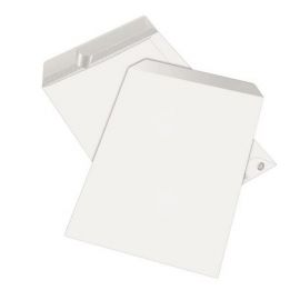 Enveloppe Cartonnée - Renforcée - Fermeture par bande adhésive - A4 - Blanc  - lot de 10 : : Fournitures de bureau
