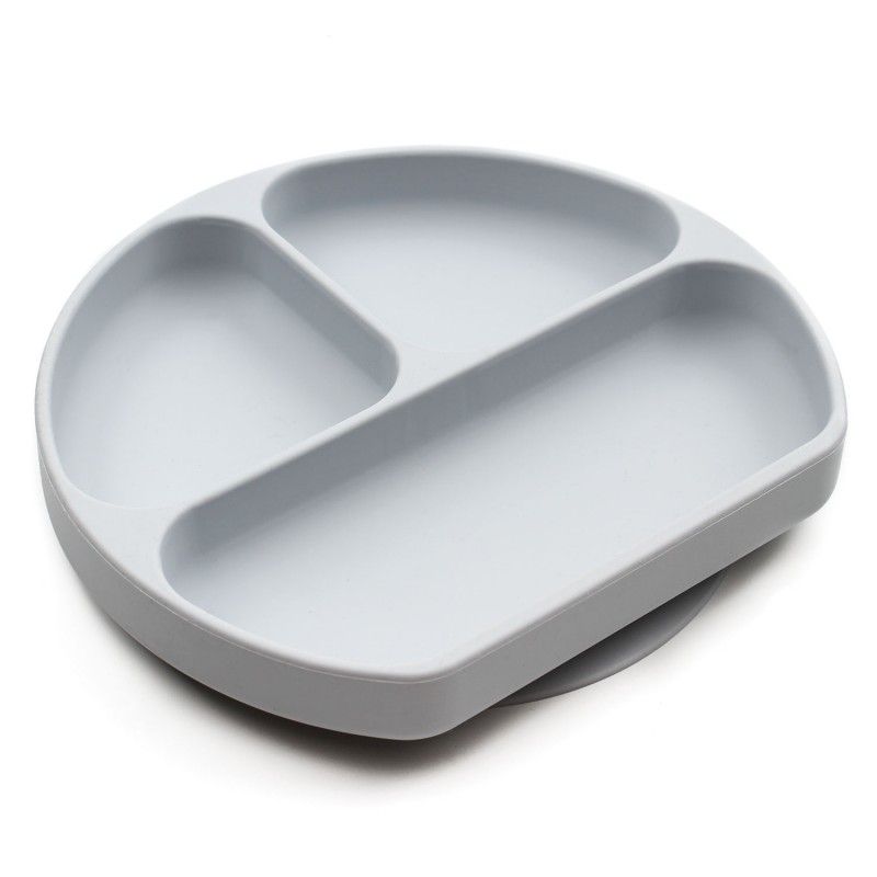 Assiette Antiderapante Multi Compartiments En Silicone