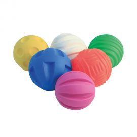 Balles tactiles - Lot de 6 - Hop'Toys