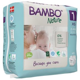 BAMBO NATURE COUCHE BEBE TAILLE 0 XXS (1-3KG)