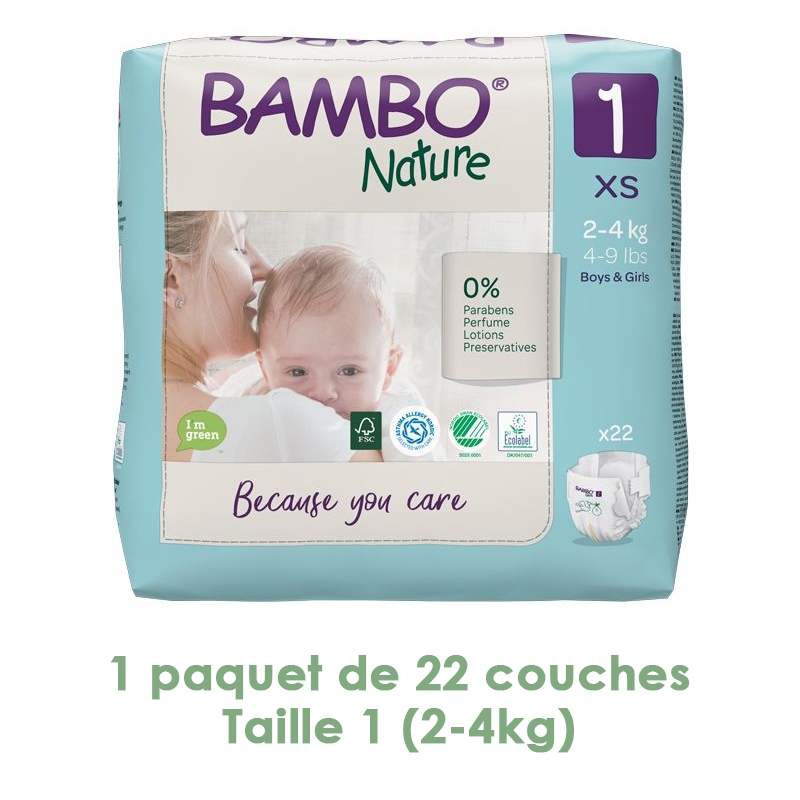 Couches 1 New Born 2-5 kg CARREFOUR BABY : le paquet de 23 à Prix