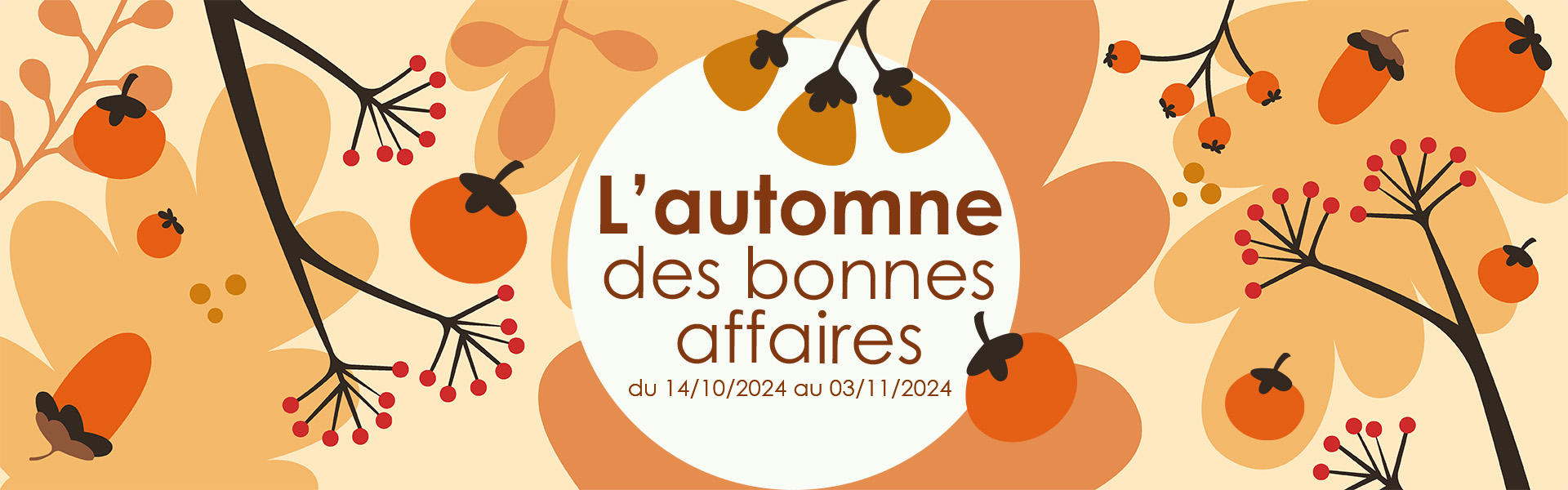 L'automne des bonnes affaires : jusqu'à 35% de remise